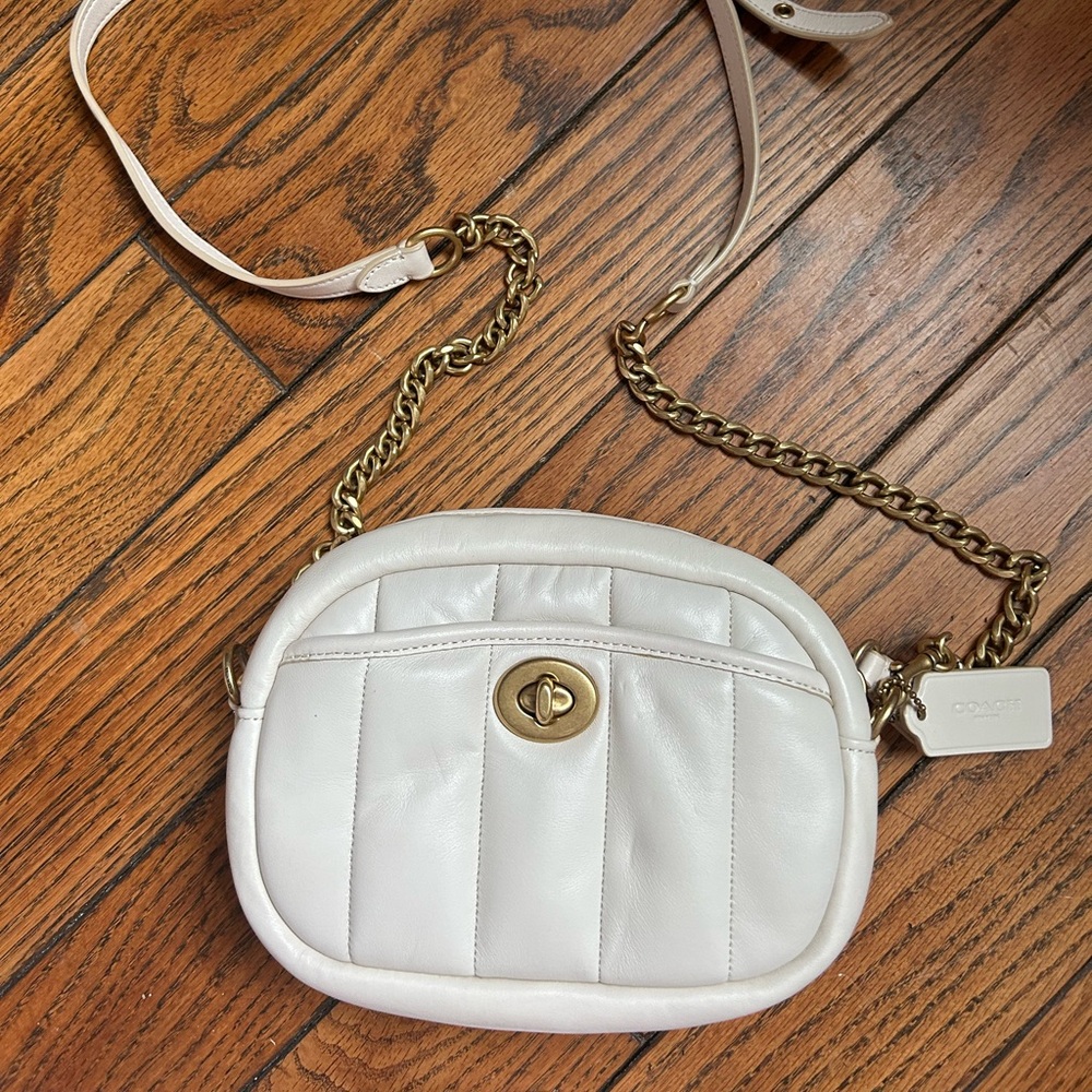 White Coach Bag - Gently Used